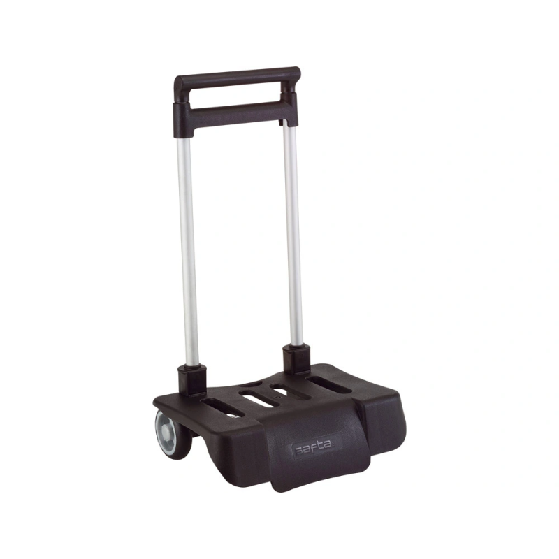 Carro portamochilas plegable negro (300x850x230 mm)