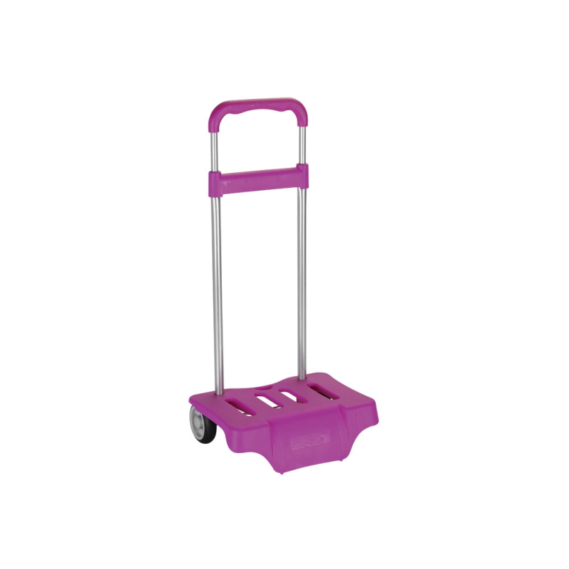 Carro portamochilas fucsia (300x230x850 mm)