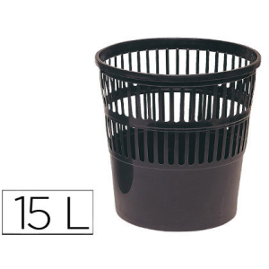 Papelera plastico q-connect...