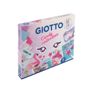 Set creativo giotto art lab candy collection 15 piezas