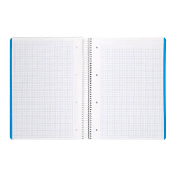 Cuaderno espiral liderpapel a5 micro witty tapa dura 120h 90gr cuadro 5mm 5 bandas 6 taladros colores surtidos