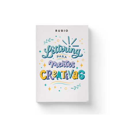 Cuaderno rubio lettering para mentes creativas