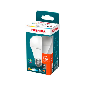 Bombilla led toshiba essential a60 e27 10w luz calida 2700k