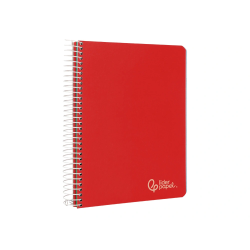 Cuaderno espiral liderpapel a5 micro witty tapa dura 120h 90gr horizontal 8mm 5 bandas 6 taladros colores surtidos