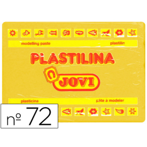 Plastilina jovi 72 amarillo oscuro unidad tamaño grande