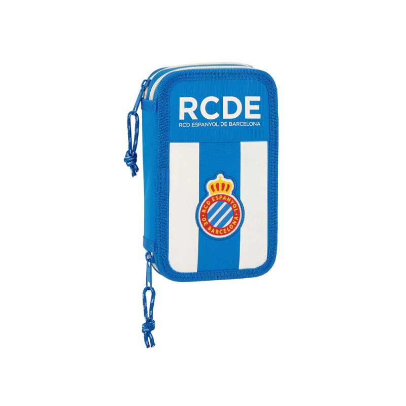 Plumier escolar safta r.c.d. español doble cremallera 28 piezas 125x40x195 mm