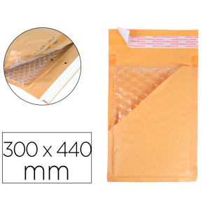 Sobre burbujas crema q-connect j/6 300 x 440 mm