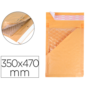 Sobre burbujas crema q-connect k/7 350 x 470 mm