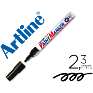 Rotulador artline marcador permanente ek-400 xf negro -punta redonda 2.3 mm -metal caucho y plastico