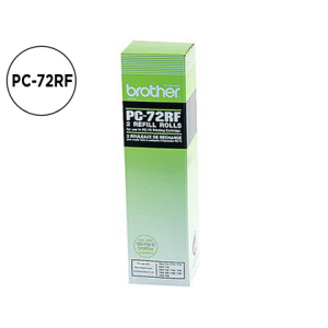 Repuesto fax t104/106 brother de transferencia termica 2 bobinas duracion 140 paginas
