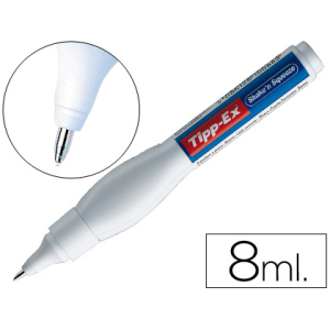 Corrector tipp-ex lapiz shake'n squeeze con punta metalica 8 ml