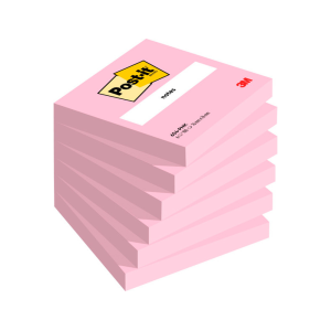 Bloc de notas adhesivas quita y pon post-it 76x76 mm fucsia neon con 100 hojas