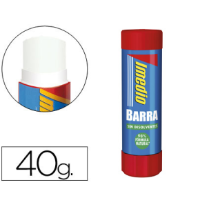 Pegamento imedio en barra 40 gr unidad