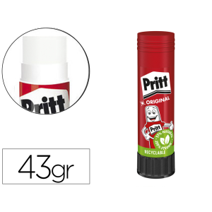 Pegamento pritt en barra 43 gr unidad