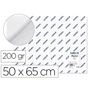 Papel acuarela montval 50x65 cm 200 gr unidad
