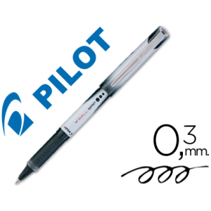 Rotulador pilot roller v-ball grip negro 0.5 mm