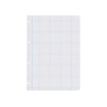 Recambio liderpapel a4 80 hojas 75gr cuadro 4 mm con margen 4 taladros