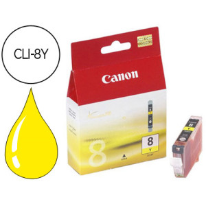 Ink-jet canon ip3300 4200 4300 5200 5200r 5300 6600d 6700d mp500 530 600 800 810 ix4000 ix5000 pro9000-amarillo cli-8