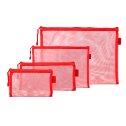 Bolsa zipper bag liderpapel poliester transpirable multiusos expositor de 40 unidades tamaños y colores