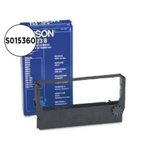 Cinta impresora epson erc-23b negra m-250 250a 255 255a 260 260a 264 265 265a 280 280a av tm-267/267ii