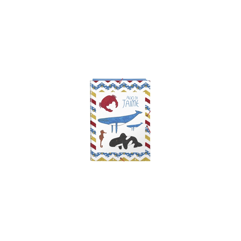 Carpeta gomas safta folio solapas algo de jaime ocean