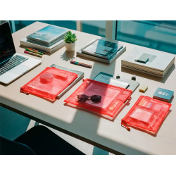 Bolsa zipper bag liderpapel poliester transpirable multiusos expositor de 40 unidades tamaños y colores