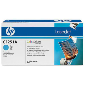 Toner hp laserjet color cp3525 cian 7.000 pag