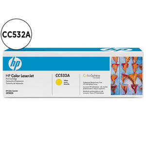 Toner hp laserjet color cp2025/cm2320 amarillo 2.800 pag