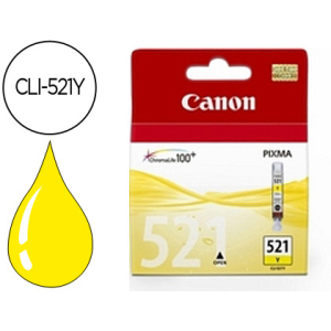 Ink-jet canon cli-521y amarillo pixma mp620/630/980 ip3600/4600