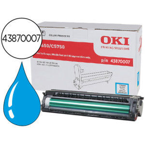 Tambor oki c5650/5750 cian 20000 paginas