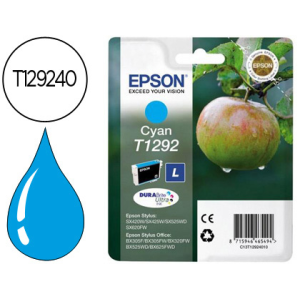 Ink-jet epson stylus t1292 cian sx420w / 425w / office bx305f / bx320f -alta capacidad-