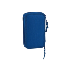 Plumier escolar safta blackfit8 /'oxford/' doble cremallera 28 piezas 125x40x195 mm