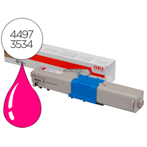 Toner oki c301dn/c321dn magenta 1500 pag