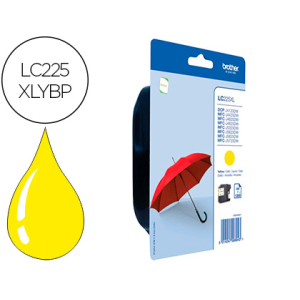 Ink-jet brother lc-225xlybp mfc-j 4420 dw / mfc-j 5620 dw amarillo alta capacidad 1200 pag