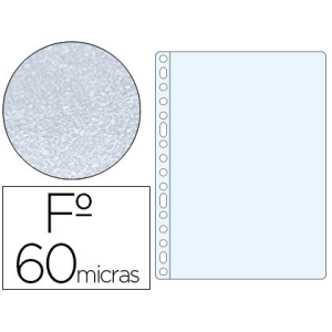 Funda multitaladro esselte folio polipropileno 60 mc piel de naranja caja de 100 unidades