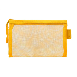 Bolsa zipper bag liderpapel poliester transpirable multiusos din a6 amarillo