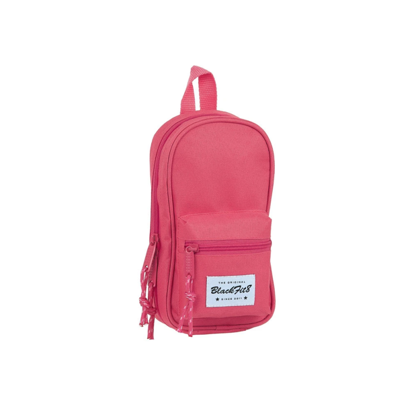 Plumier escolar safta blackfit8 /'fresa/' mochila con 4 portatodos vacios 120x50x230 mm