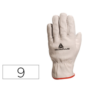 Guantes deltaplus piel vacuno especial para todo tipo de trabajos el mas vendido del mercado talle 9