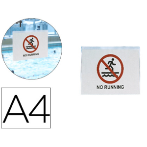 Funda autoadhesiva djois resistente al agua din a4 pack de 10 unidades