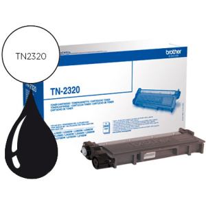 Toner brother tn-2320 dcpl2520dw dcpl2540dn mfcl2700dw mfcl2720dw mfcl2740dw negro 2600 pag