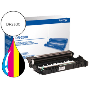 Tambor brother dr-2300 dcpl2500d/ dcpl2520dw / mfcl2700dw / mfcl2720dw negro 12000 paginas