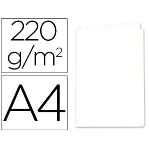 Subcarpeta cartulina exacompta din a4 blanca 220 gr