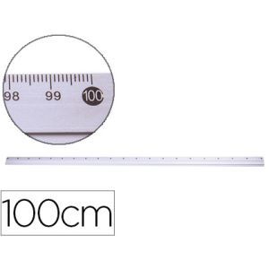 Regla q-connect metalica aluminio 100 cm