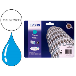 Ink-jet epson 79xl wf 4630 / 4640 / 5110 /-5190 / 5620 / 5690 cian - 2.000 pag-