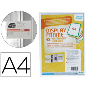 Funda para colgar djois din a4 adhesiva blanco