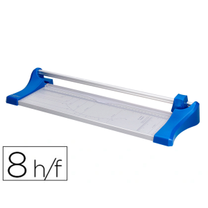 Cizalla q-connect metalica de rodillo de 44 cm con base de aluminio