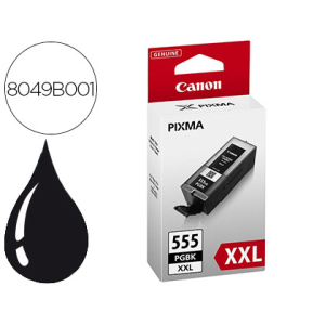 Ink-jet canon pgi-555 xxl pixma ip8750 / ix6850 / mx725 1.000 pag negro