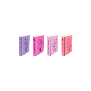 Goma safta con forma de libro gorjuss sparkle & bloom