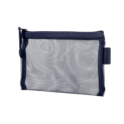 Bolsa zipper bag liderpapel poliester transpirable multiusos din a6 azul marino