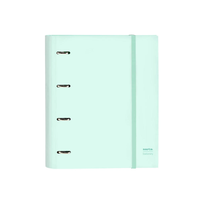 Carpeta 4 anillas 35 mm safta din a4 gomas y 5 separadores tapa forrada recambio 100 h 60 gr cuadro 5 mm stationery